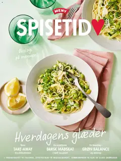 Forhåndsvisning Meny - Spisetid gyldig fra 01/08/2025
