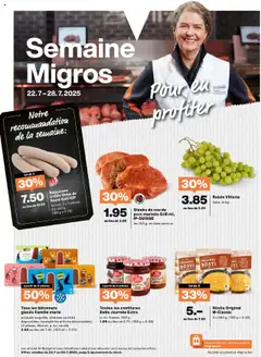 Vorschau Migros Aktionen FR gültig ab 22.07.2025