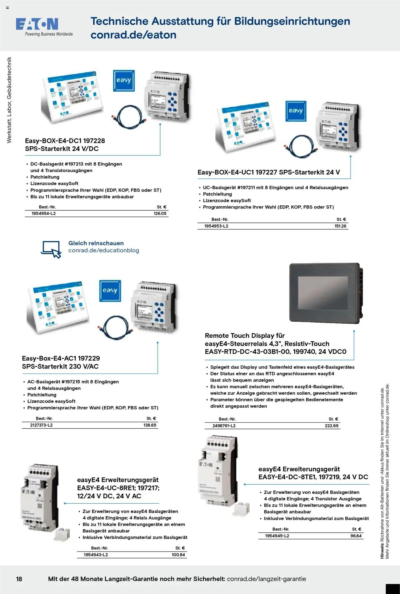 Conrad Education Katalog - Seite 18 - gültig ab 01.01.2025