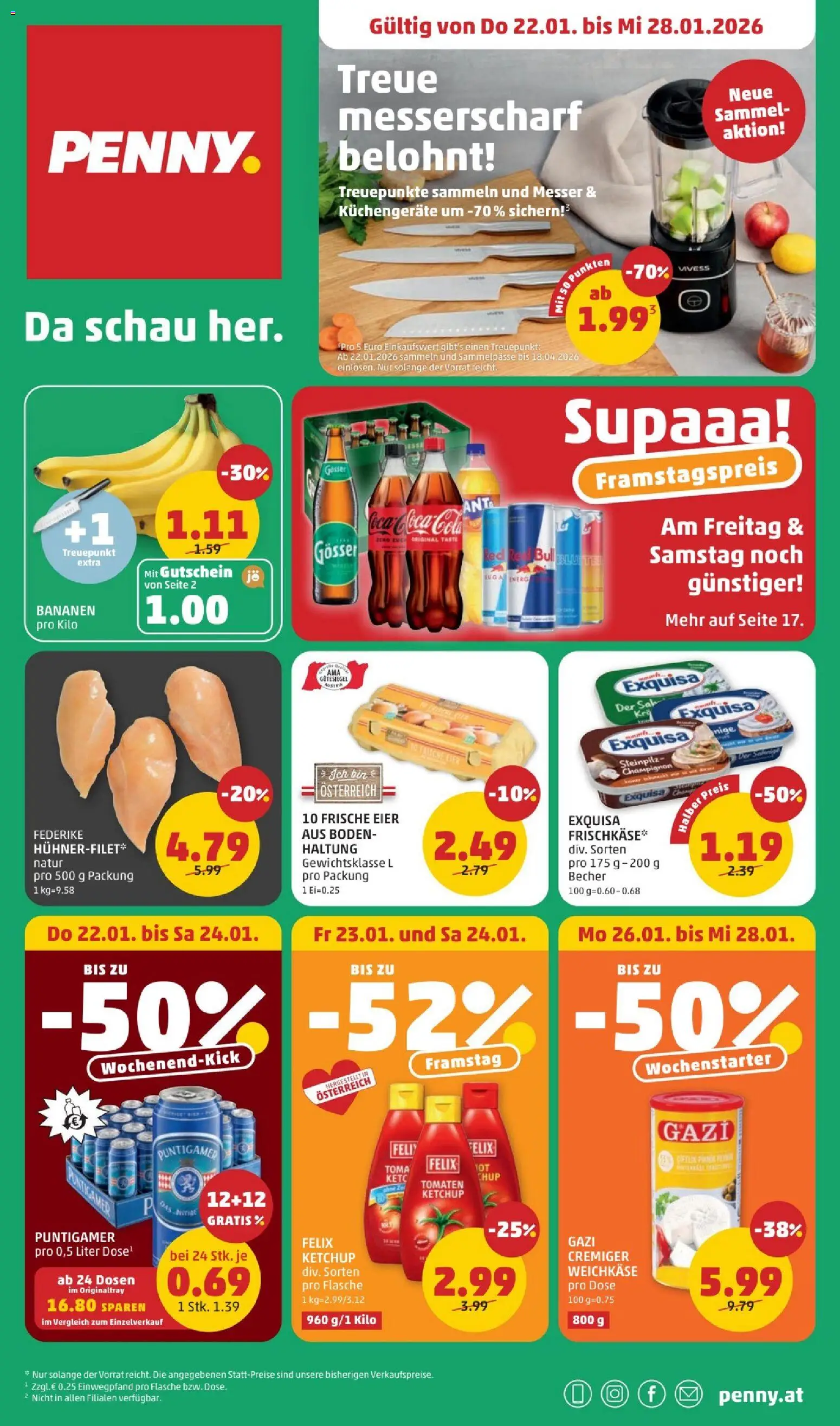 Penny Markt Flugblatt - Seite 1- gültig ab 22.01.2026