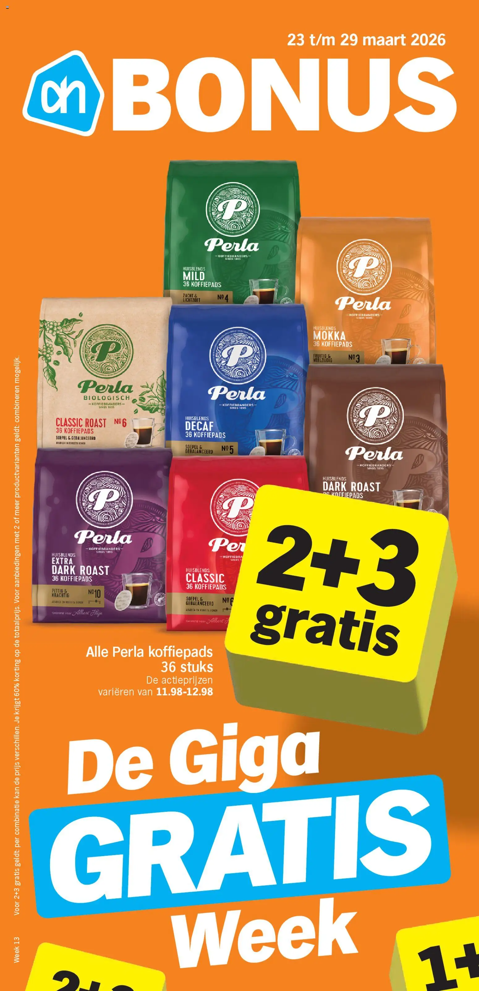 Albert Heijn folder week 13 - pagina 1- geldig vanaf 23-03-2026