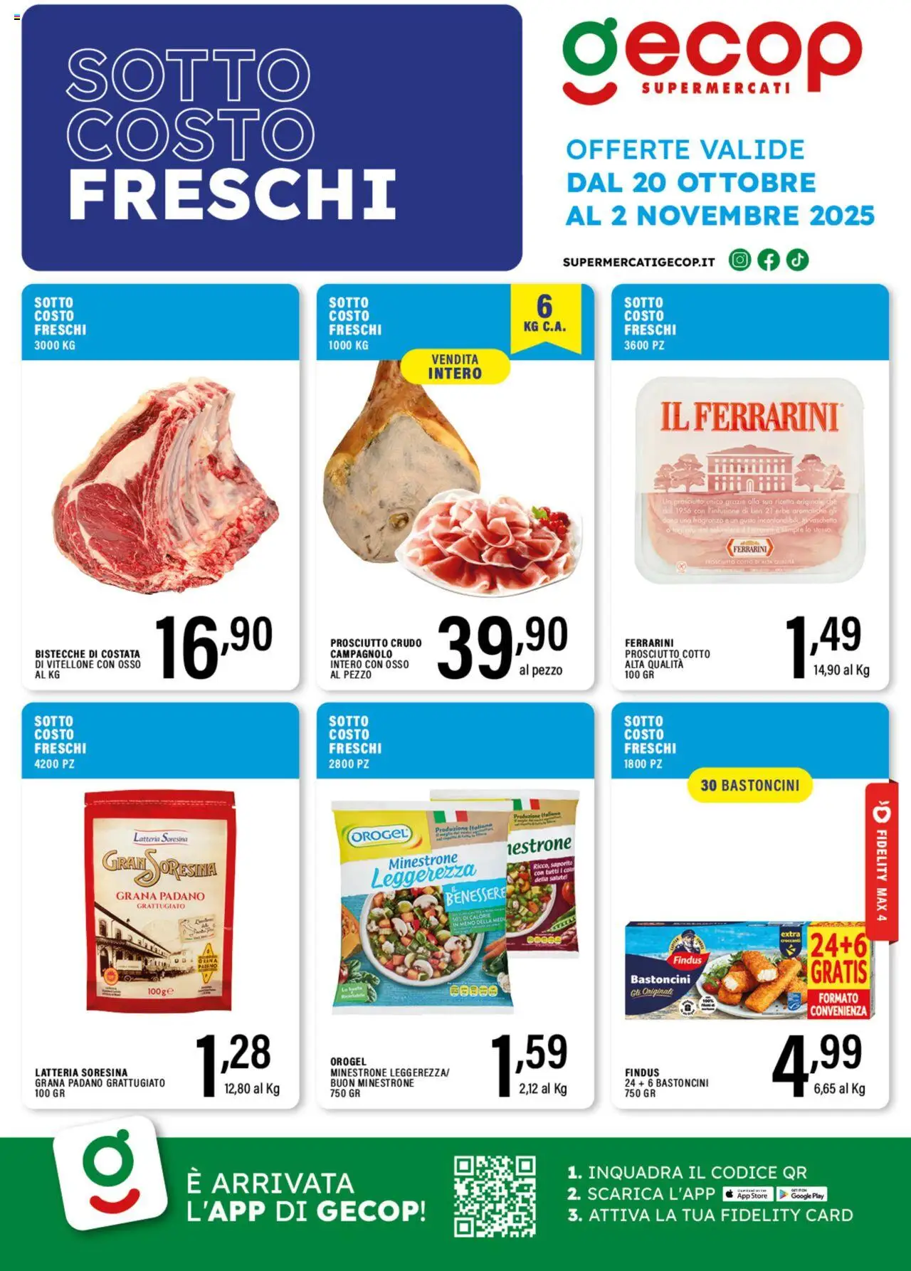 Volantino GECOP	 - pagina 1 - valido dal 20/10/2025