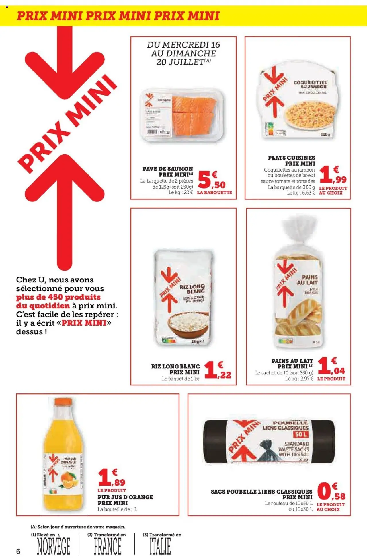 U Express catalogue - page 6 - valable à partir du 16/07/2025