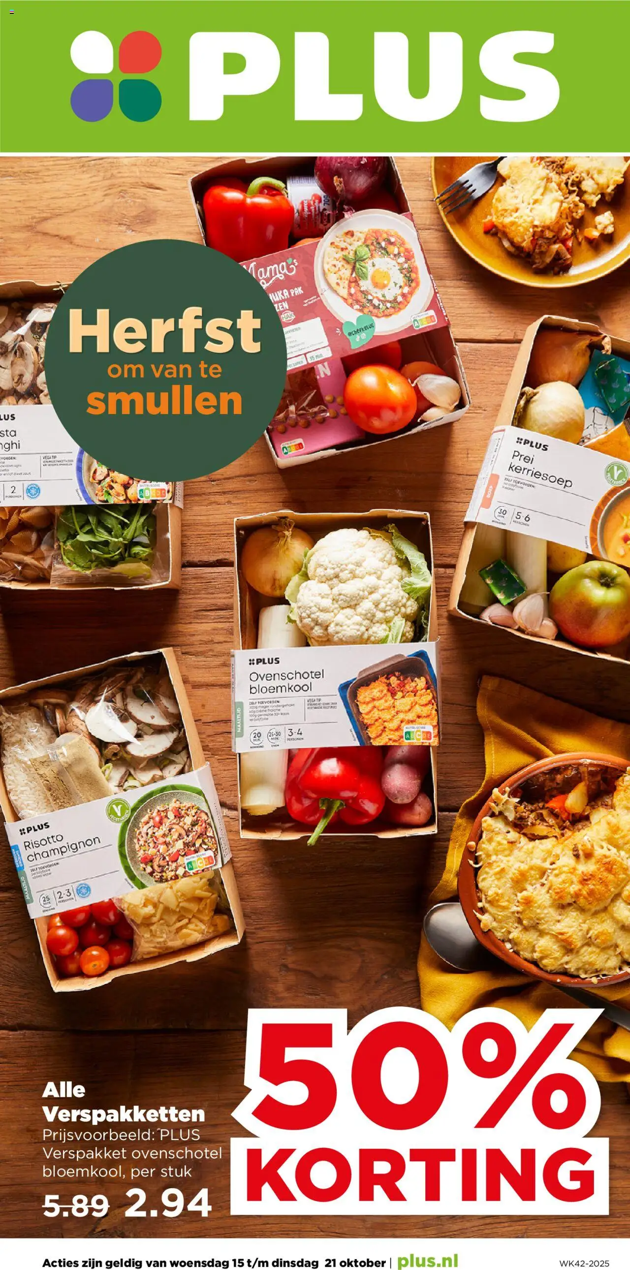Plus - Folder week 42 - pagina 1- geldig vanaf 15-10-2025