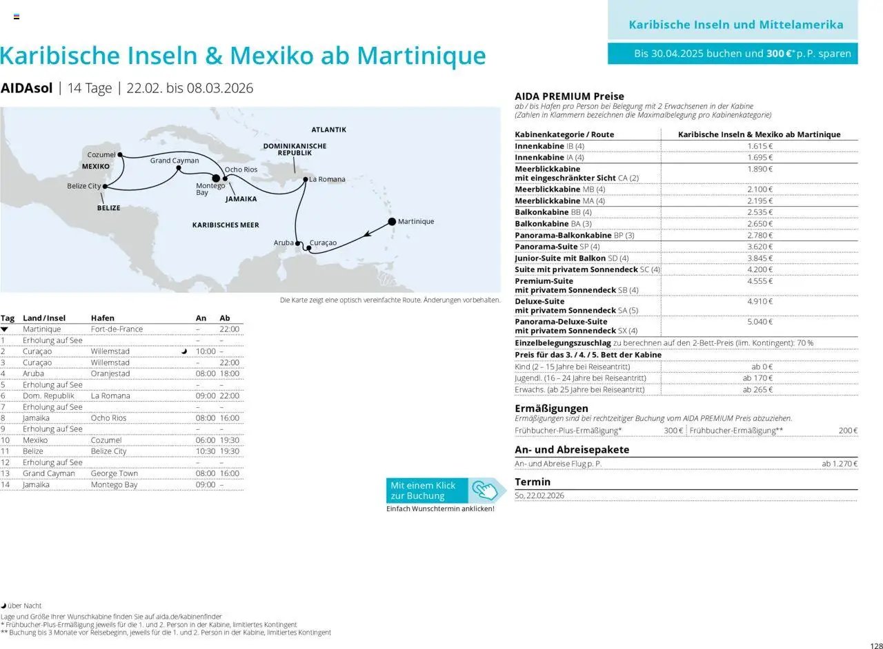 Aida Prospekt Winter 2025/26 - Seite 128 - gültig ab 01.10.2025