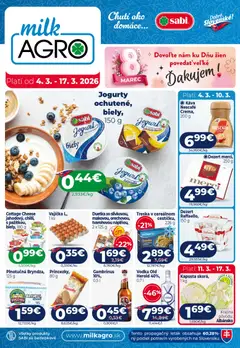Milk Agro leták platný od 04.03.2026