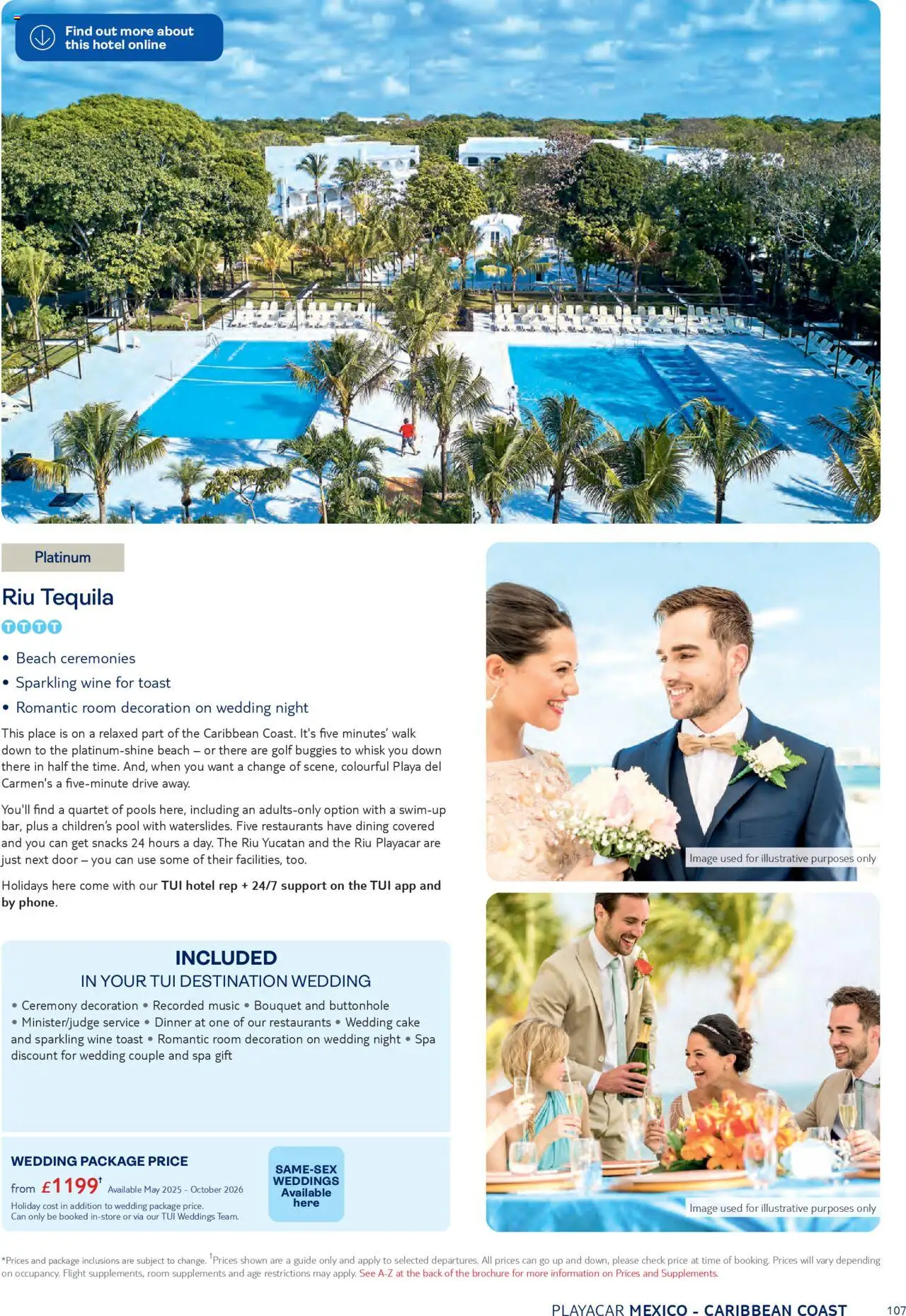 TUI - Weddings 2026 - page 107- valid from 01/05/2025