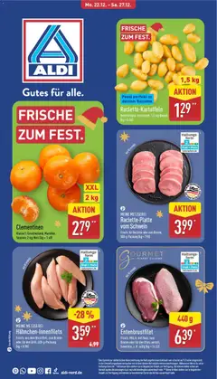 Vorschau Aldi Prospekt 	 gültig ab 22.12.2025