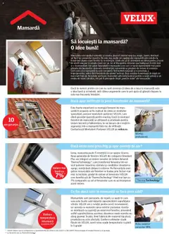 Velux catalog - Mansarda valabil de la 01.01.2025
