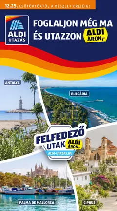 Előnézet Aldi Utazás katalógus érvényes 2025.12.25.-tól