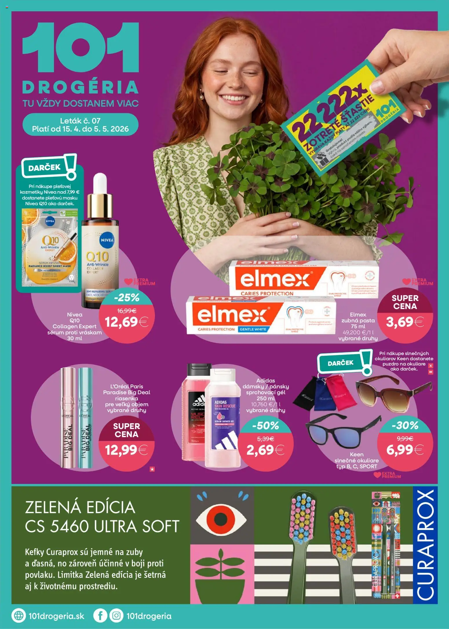 101 drogerie leták - strana 1- platný od 15.04.2026