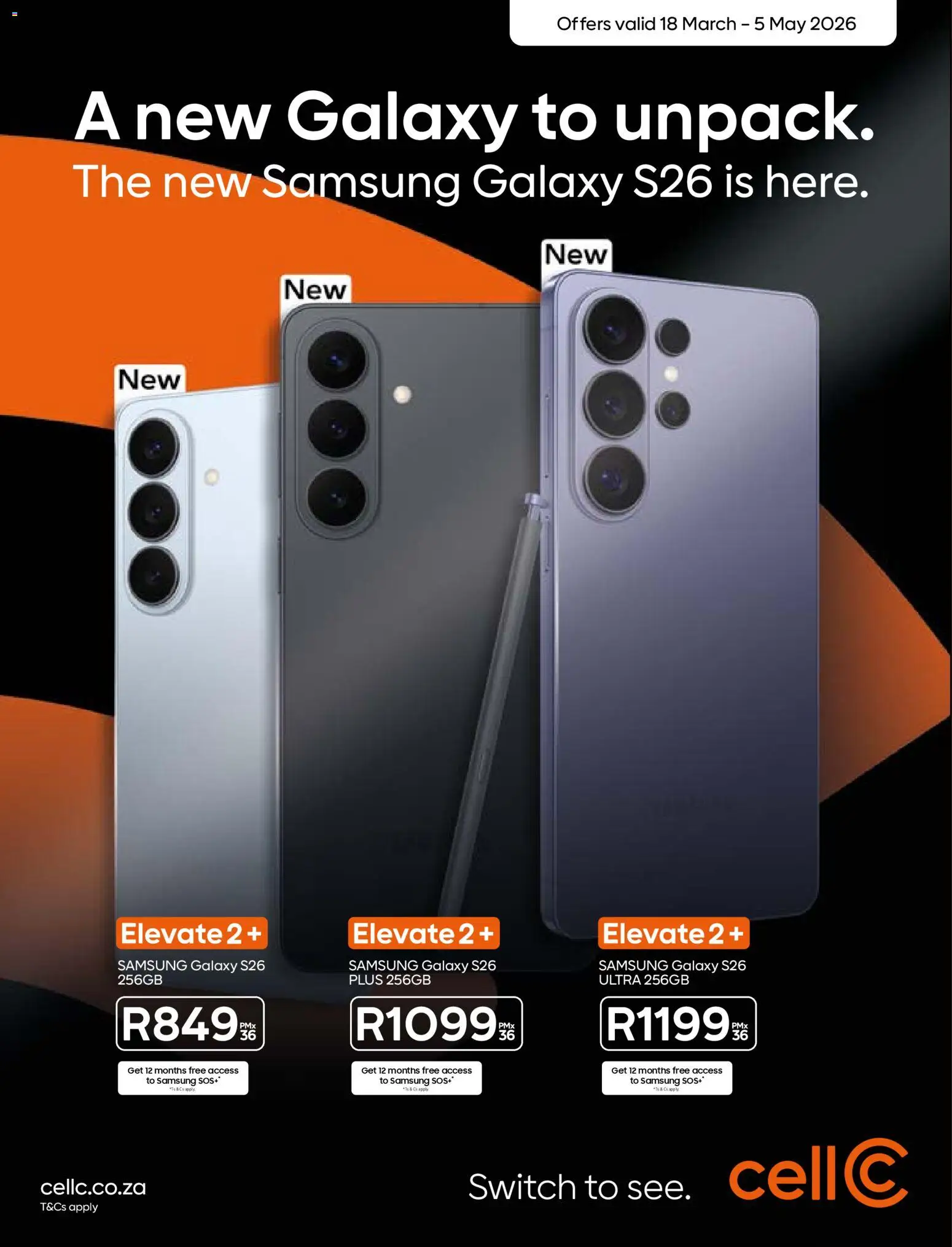 Cell C - Contract Deals - page 1- valid from 18/03/2026