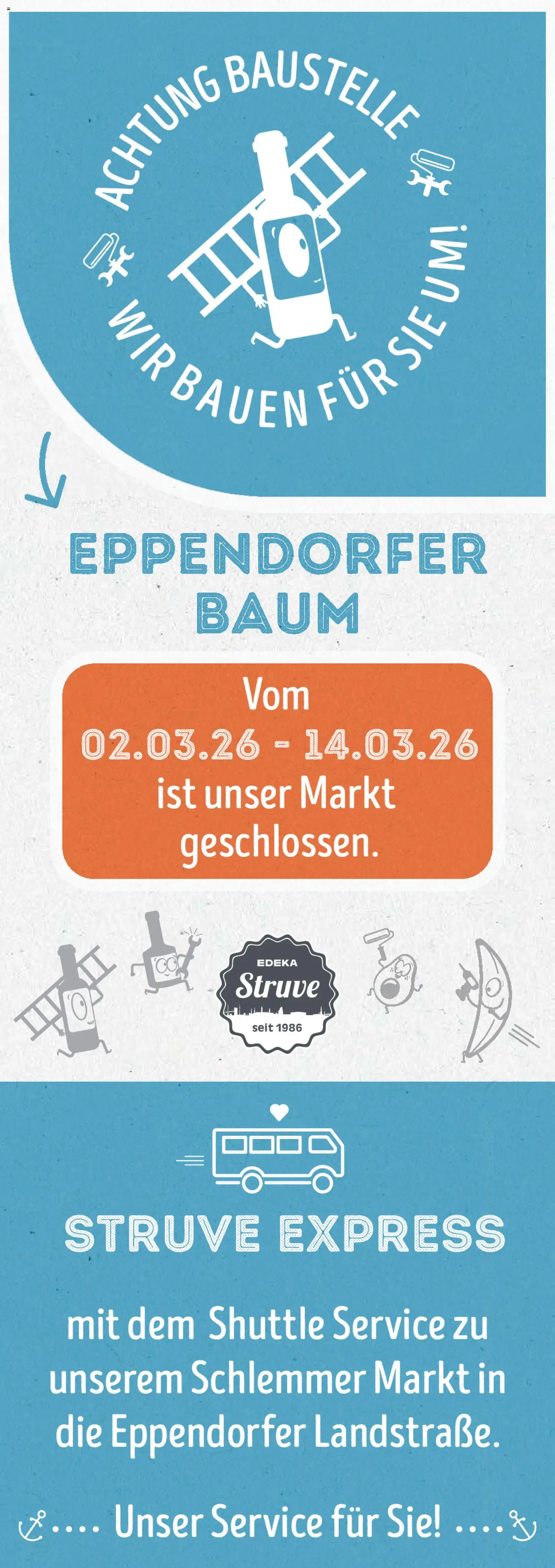 Edeka Struve Prospekt 	 - Seite 1 - gültig ab 23.02.2026