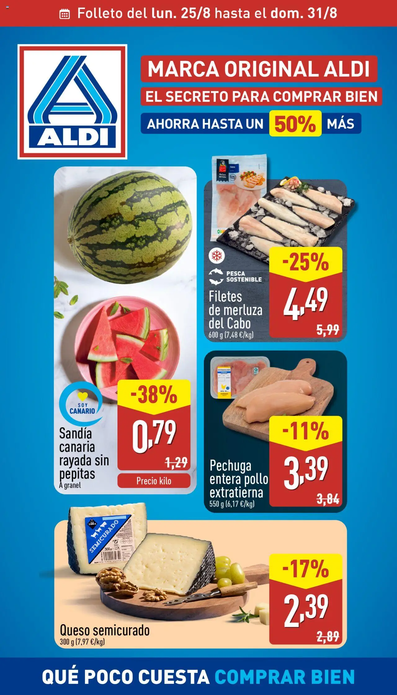 Aldi folleto Canarias - Página de 1 - Válido desde 25/08/2025