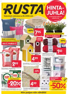 Esikatselu Rusta tarjoukset voimassa alkaen 09/03/2026