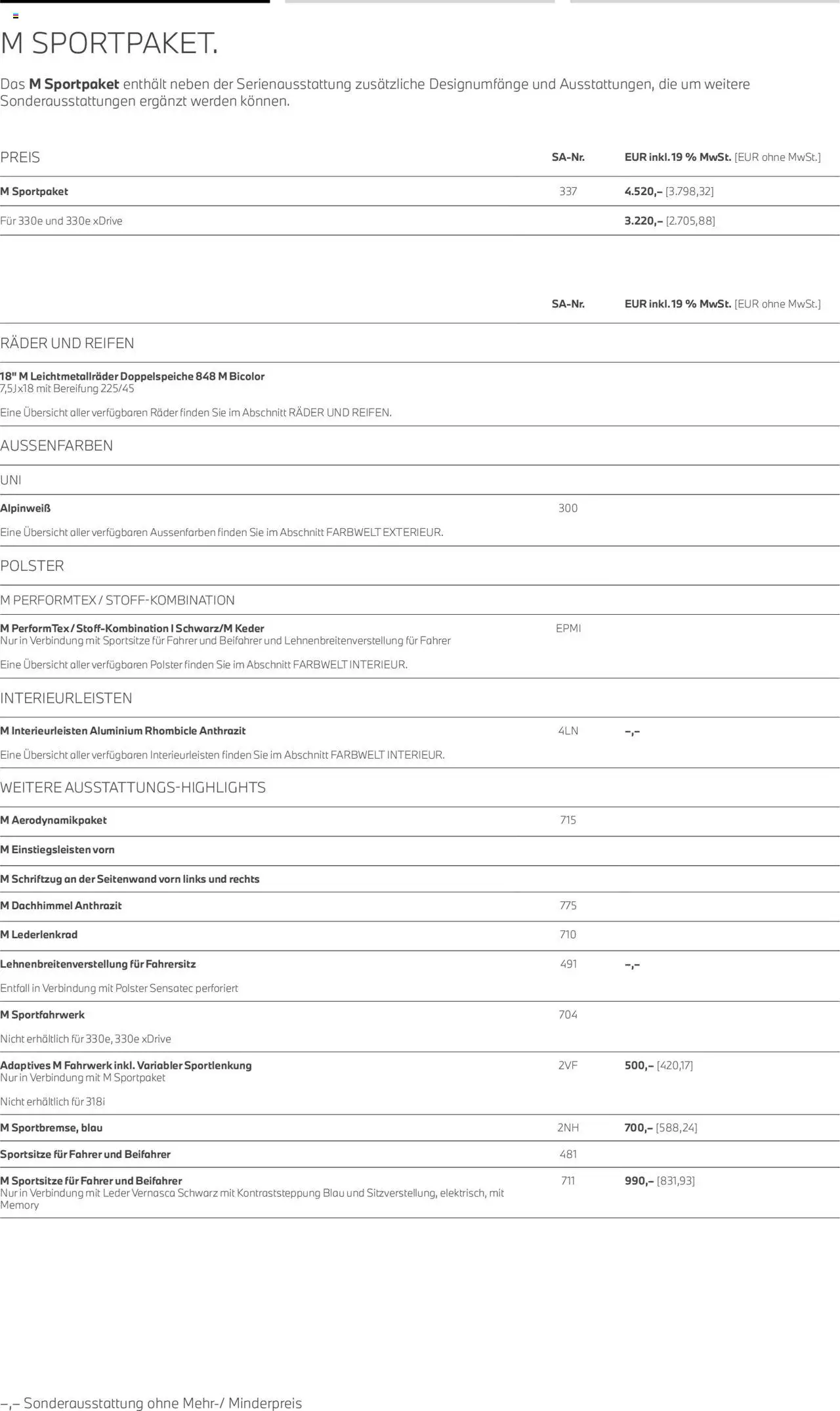 BMW 3er Limousine - Seite 11 - gültig ab 01.07.2025