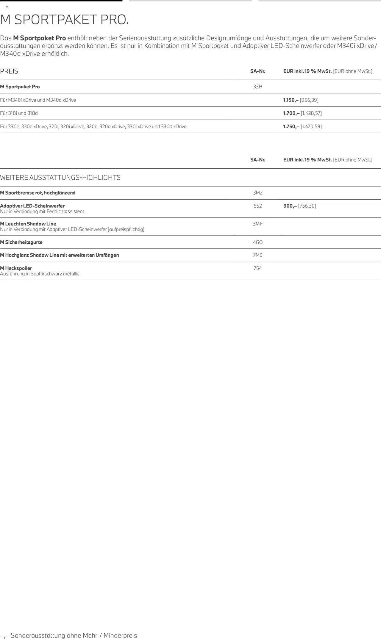 BMW 3er Limousine - Seite 12 - gültig ab 01.07.2025