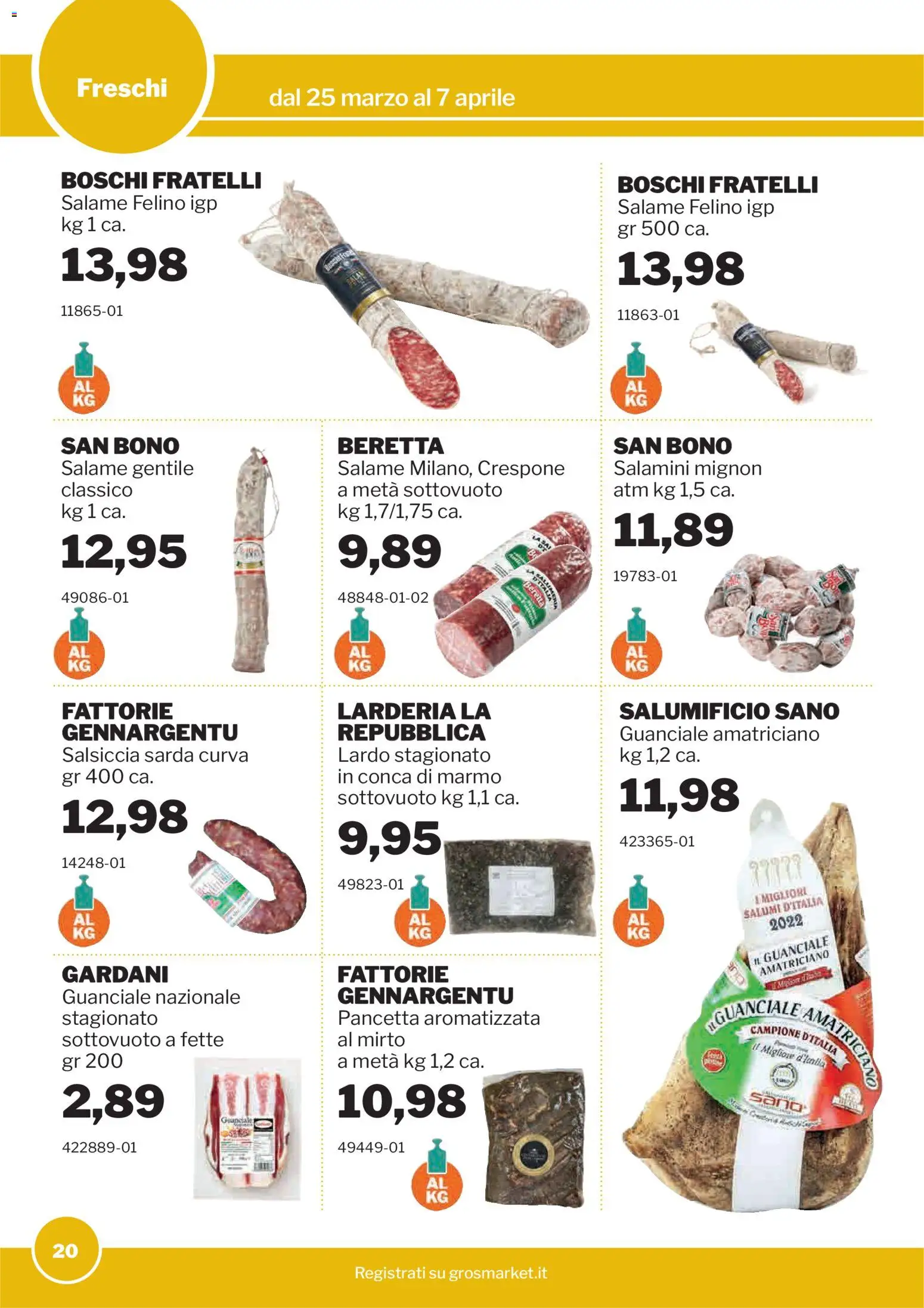 Sogegross volantino - pagina 20 - valido dal 25/03/2026