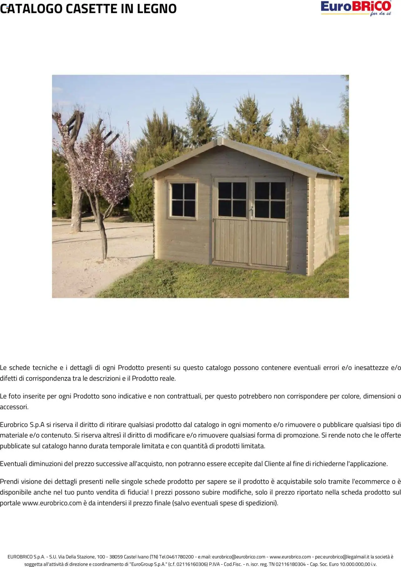 Eurobrico Casette in legno catalogo - pagina 24 - valido dal 23/07/2025