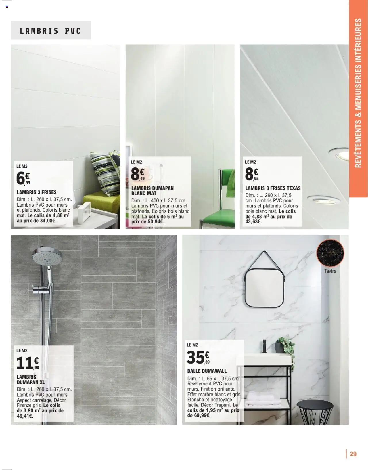 Brico E.Leclerc Guide aménagement intérieur - page 29 - valable à partir du 07/01/2025