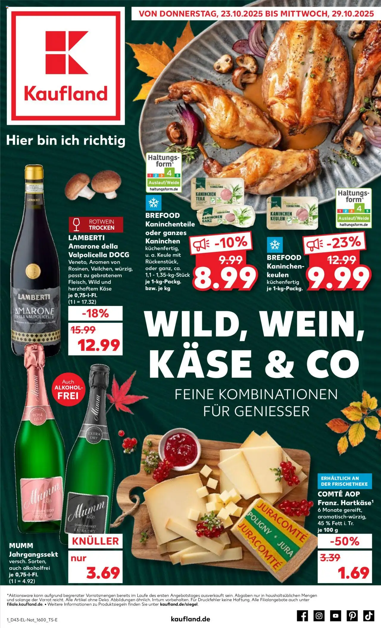 Kaufland DE - DE Folder - pagina 1- geldig vanaf 23-10-2025