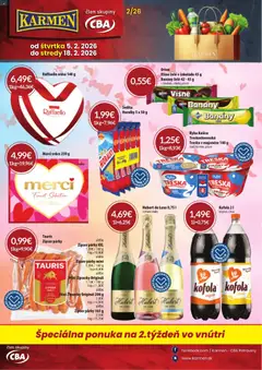 KARMEN CBA leták platný od 05.02.2026