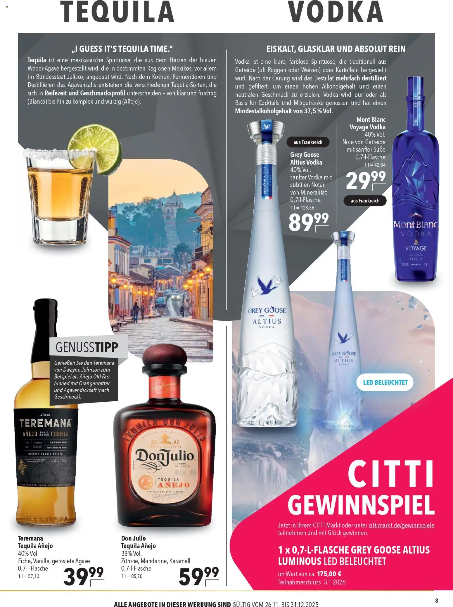 CITTI Markt - Spirituosen-Spezialitäten - Seite 3 - gültig ab 26.11.2025