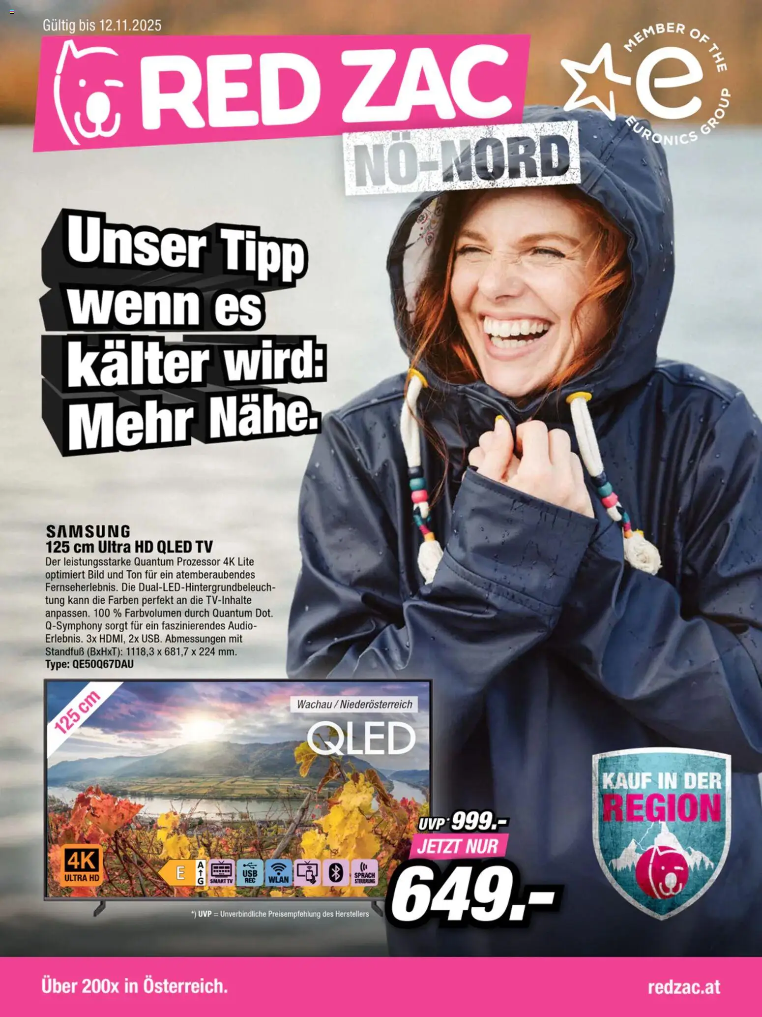 RED ZAC NÖ-Nord - Seite 1- gültig ab 27.10.2025