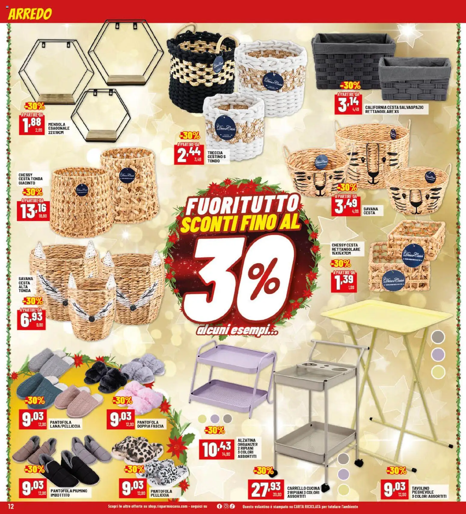 Volantino RisparmioCasa	 - pagina 12 - valido dal 22/12/2025