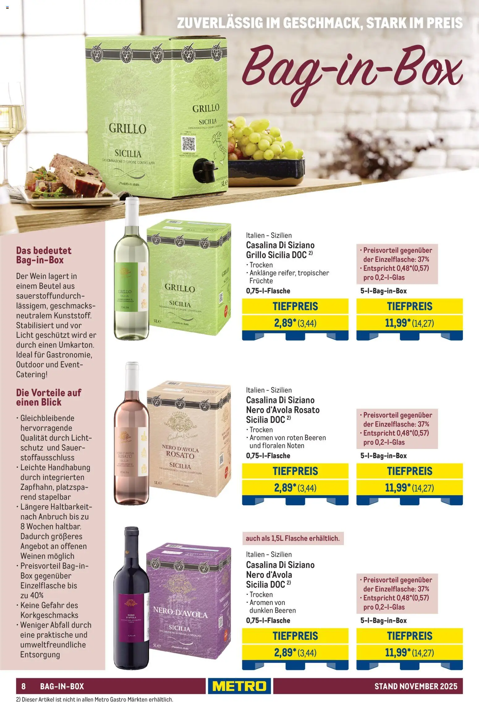 Metro - Hauswein-Katalog - Seite 8 - gültig ab 12.11.2025