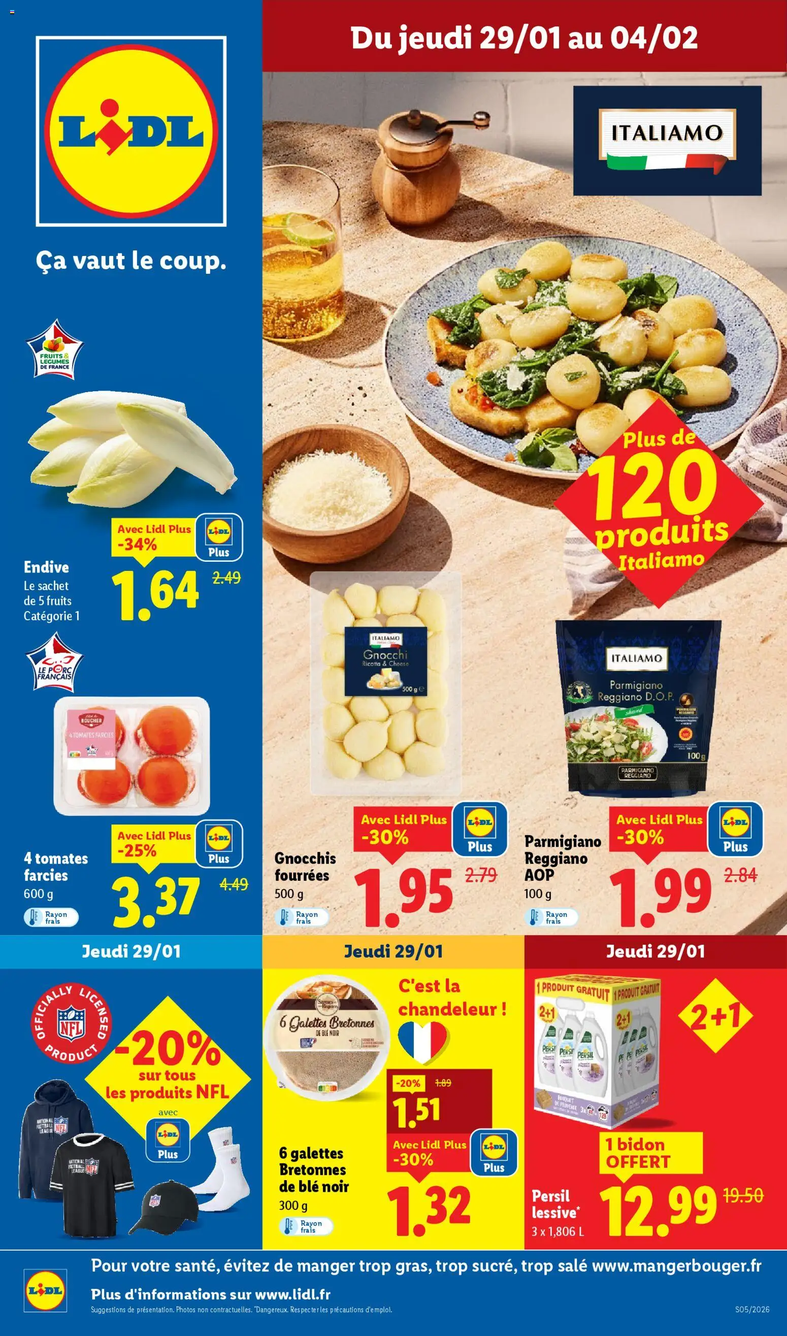 LIDL catalogue semaine 5 - page 1 - valable à partir du 29/01/2026
