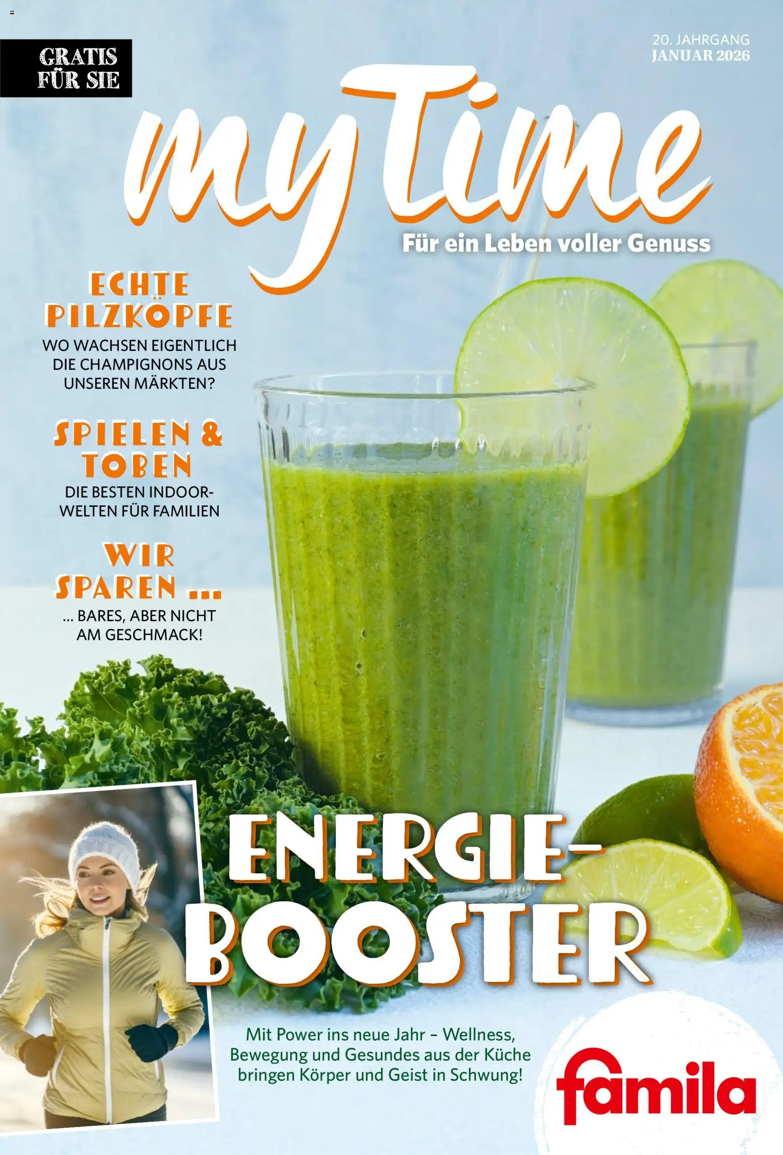 Famila Nordwest  myTime Januar 2026 - Seite 1 - gültig ab 01.01.2026