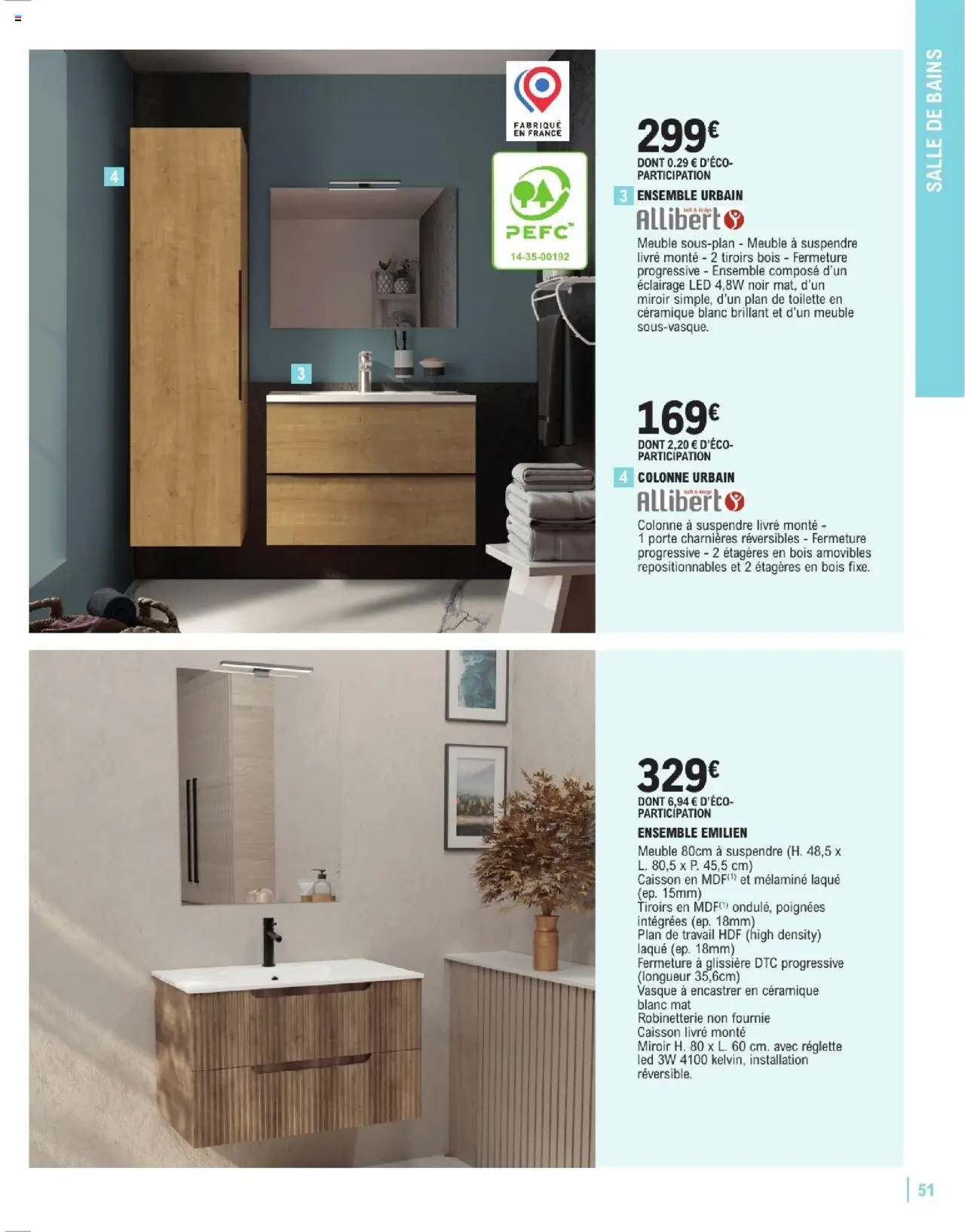 Brico E.Leclerc Guide aménagement intérieur - page 51 - valable à partir du 07/01/2025