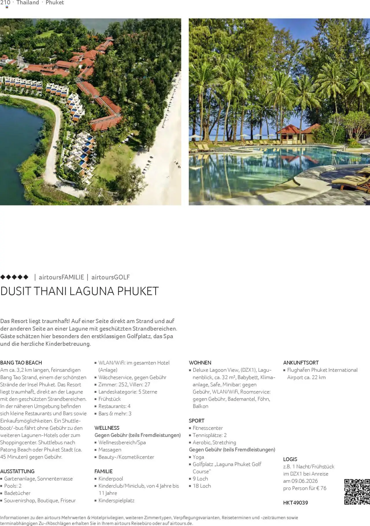 TUI airtours Katalog  Erstklassige Fernreisen 2025/26 - Seite 210 - gültig ab 01.11.2025