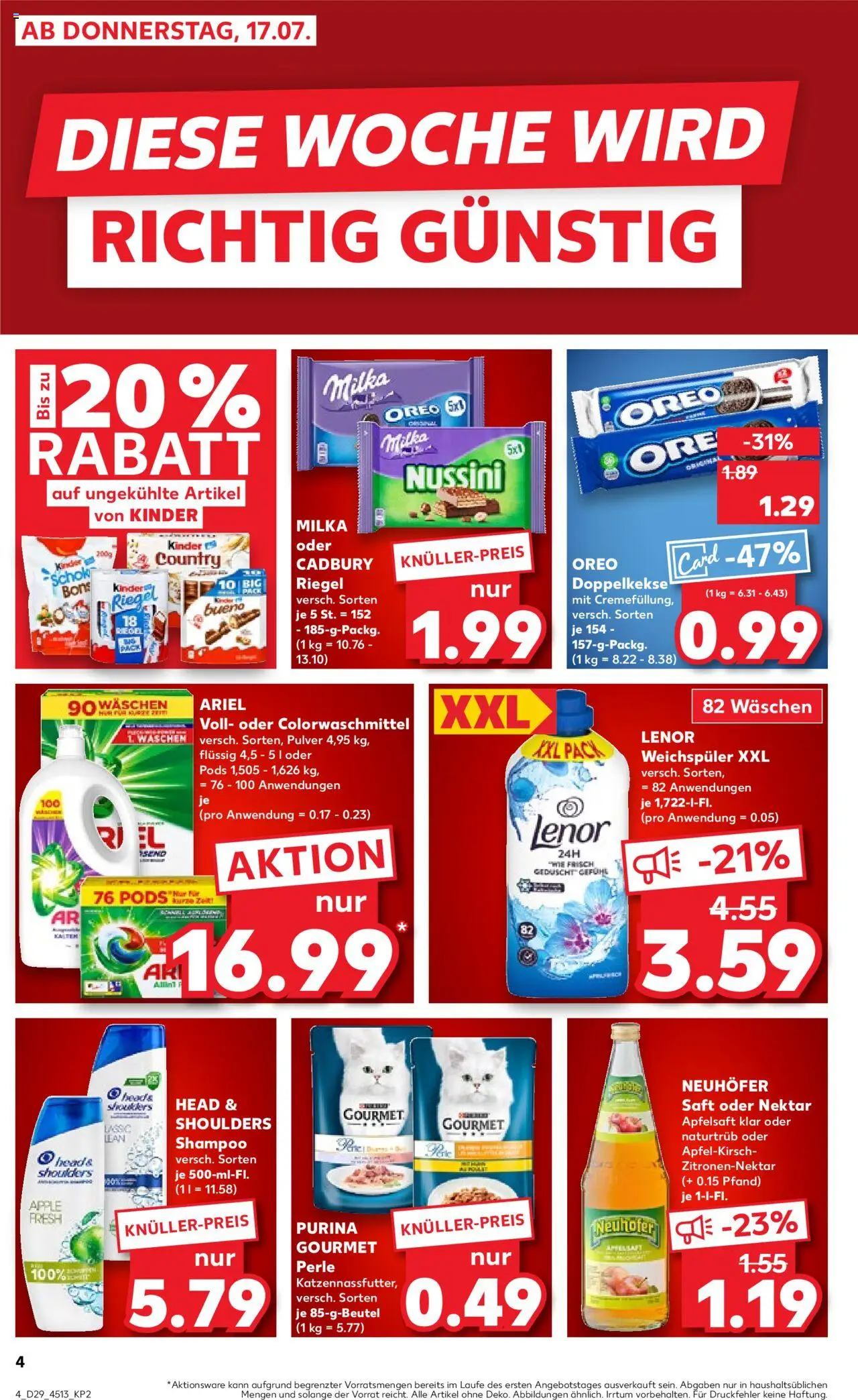 Kaufland DE - DE Folder - pagina 4- geldig vanaf 17-07-2025