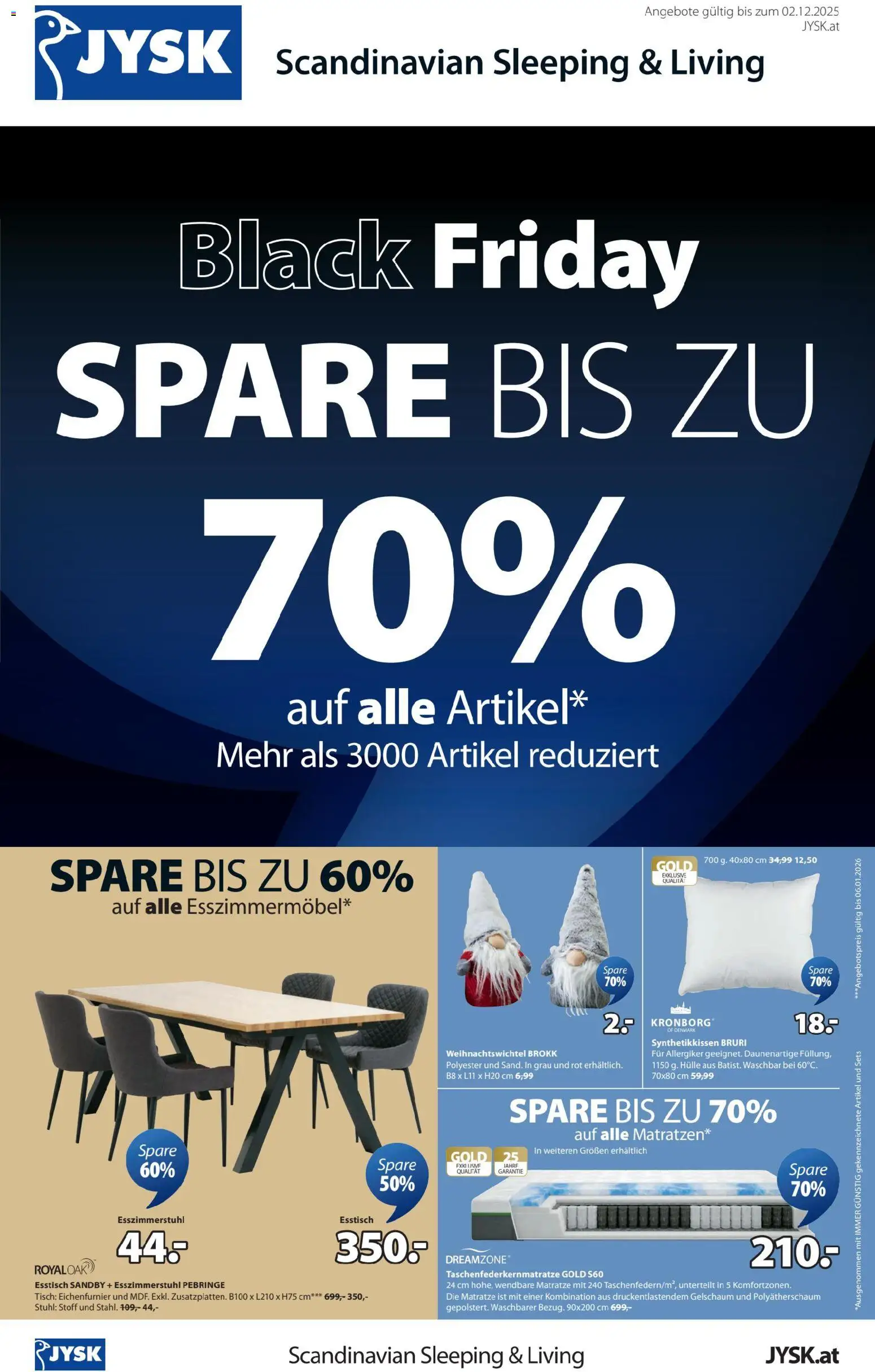 JYSK - Black Friday - Seite 1- gültig ab 24.11.2025