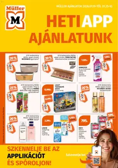 Előnézet Müller Akciós újság érvényes 2026.01.19.-tól
