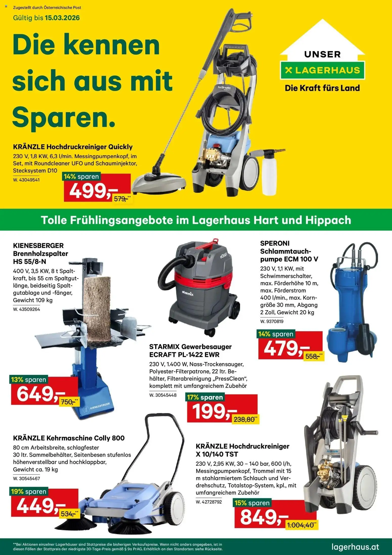 Lagerhaus Wochen Angebote - Seite 1- gültig ab 01.03.2026