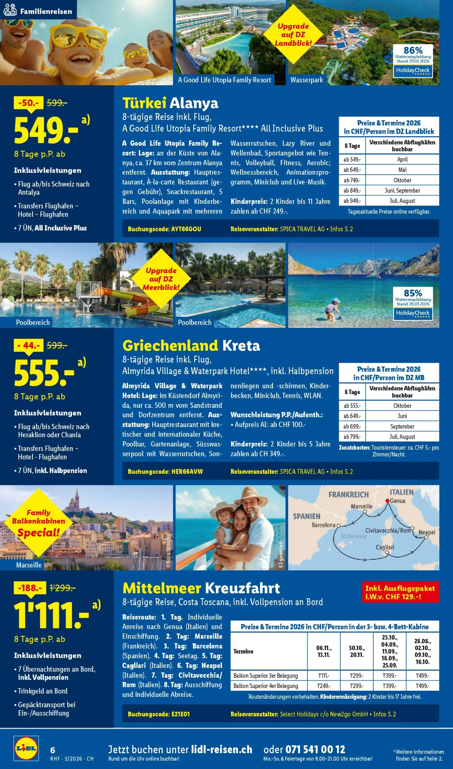 Lidl Aktionen Reisen März - page 6- valid from 28.02.2026