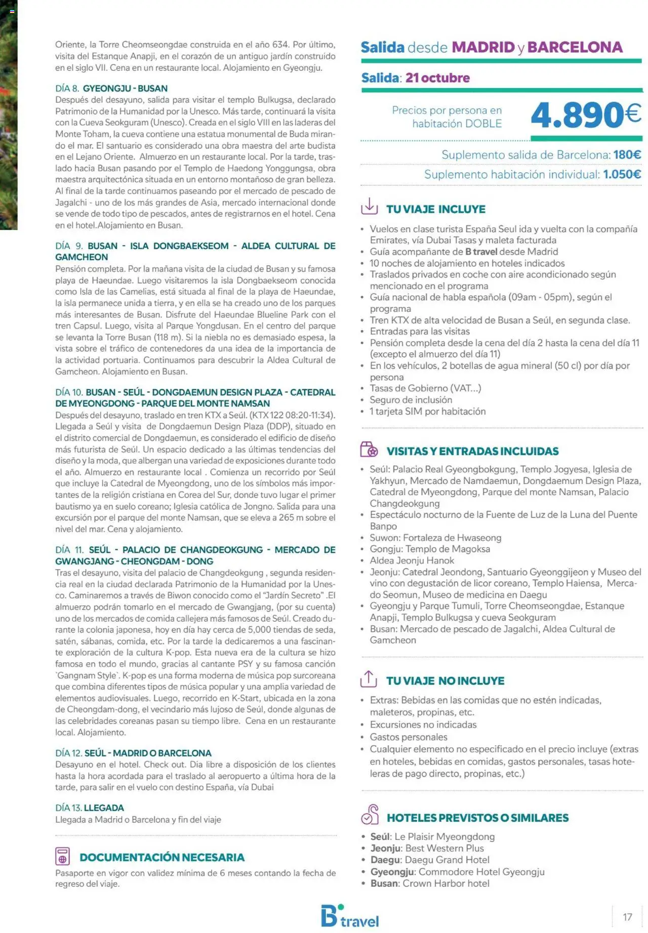 B the travel brand Viajeros Expertos Internacional  - Página de 17 - Válido desde 27/02/2025