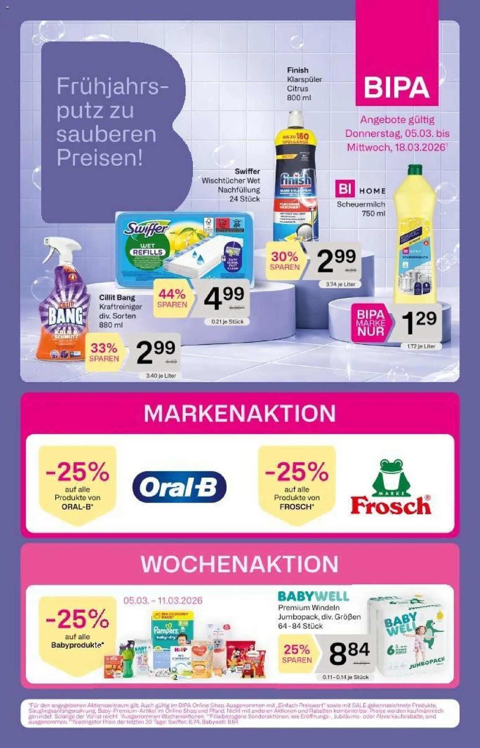 Bipa Flugblatt - Seite 1- gültig ab 05.03.2026