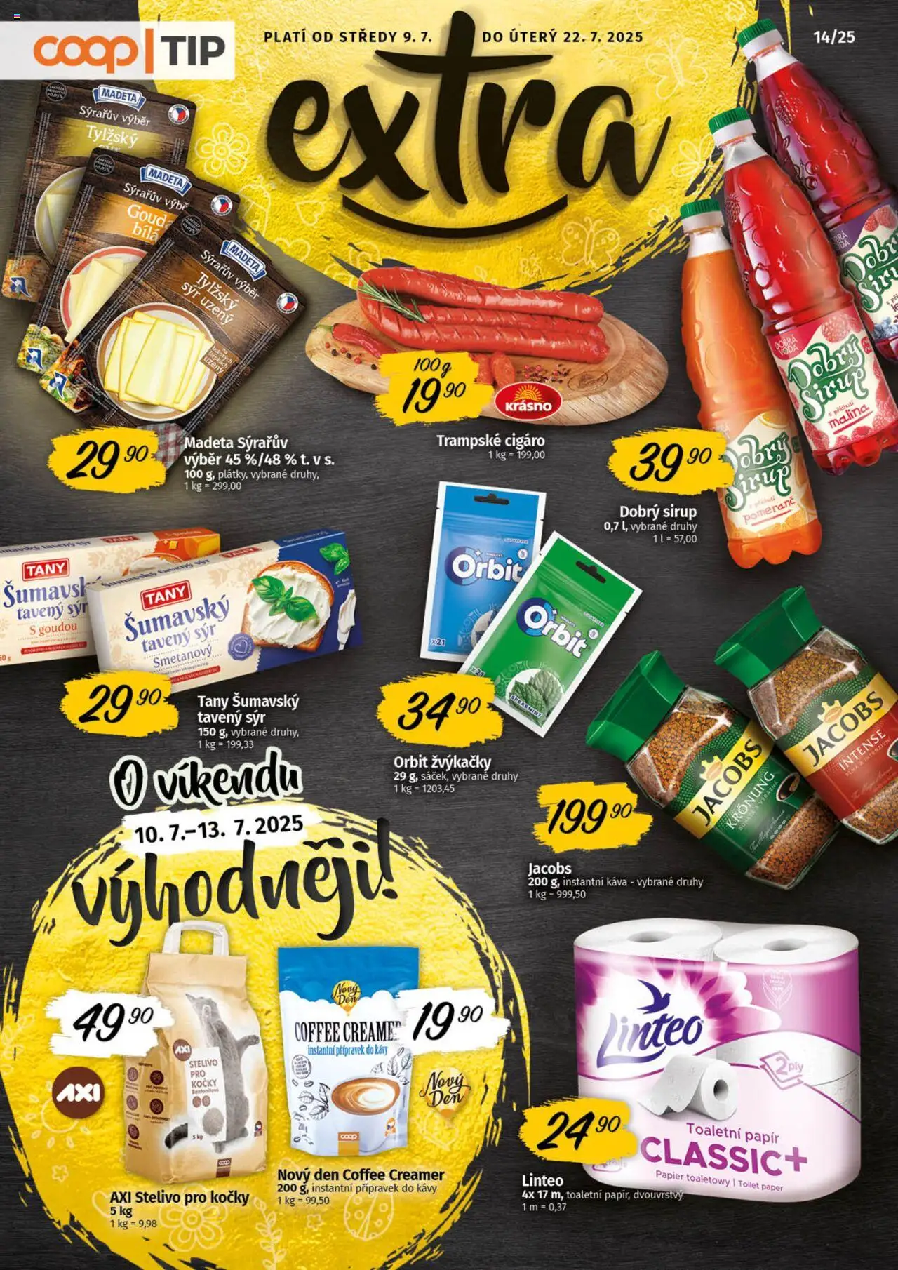 Coop leták - Tip Extra - strana 1- platný od 09.07.2025