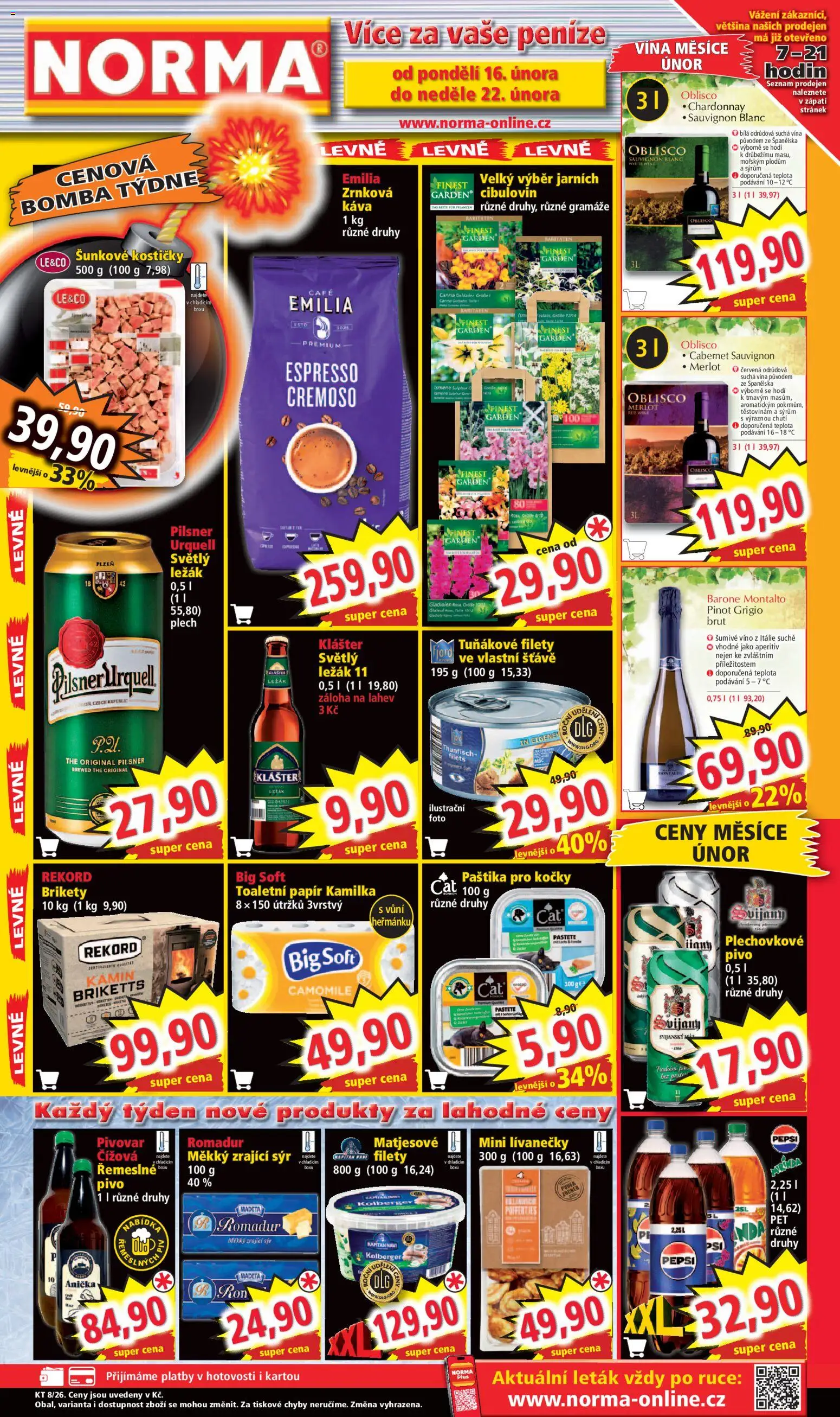 Norma leták - strana 1- platný od 16.02.2026