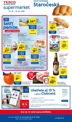 Náhled Tesco leták - Supermarket platný od 22.10.2025