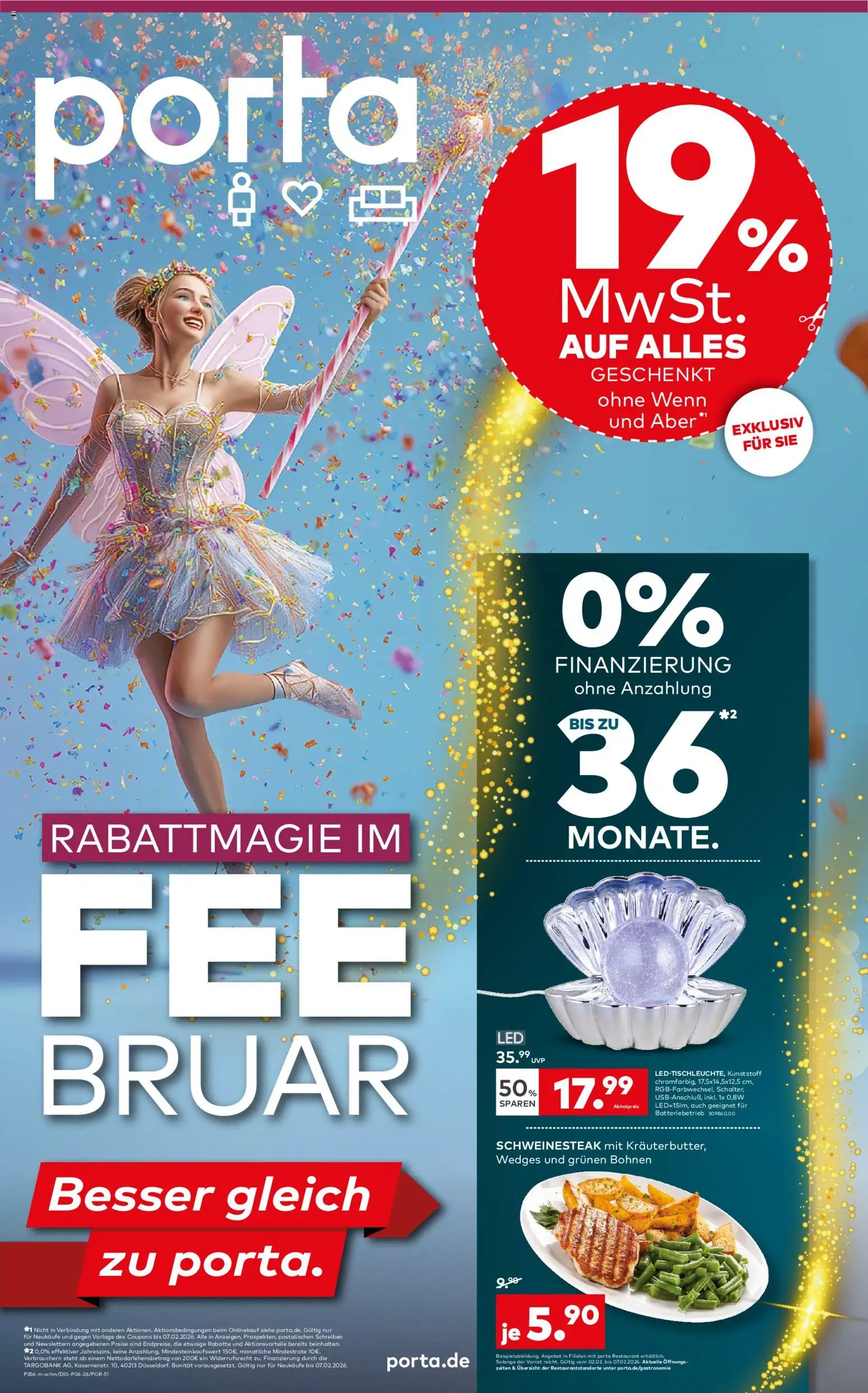 Porta! Prospekt 	 - Seite 1 - gültig ab 01.02.2026