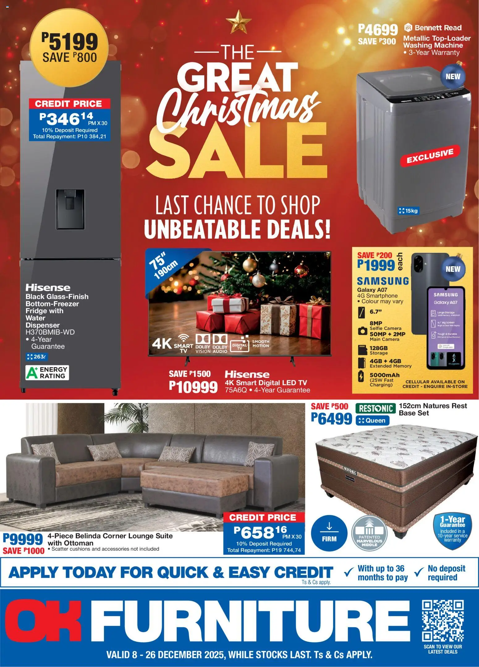 OK Furniture - Botswana Specials - page 1- valid from 08/12/2025