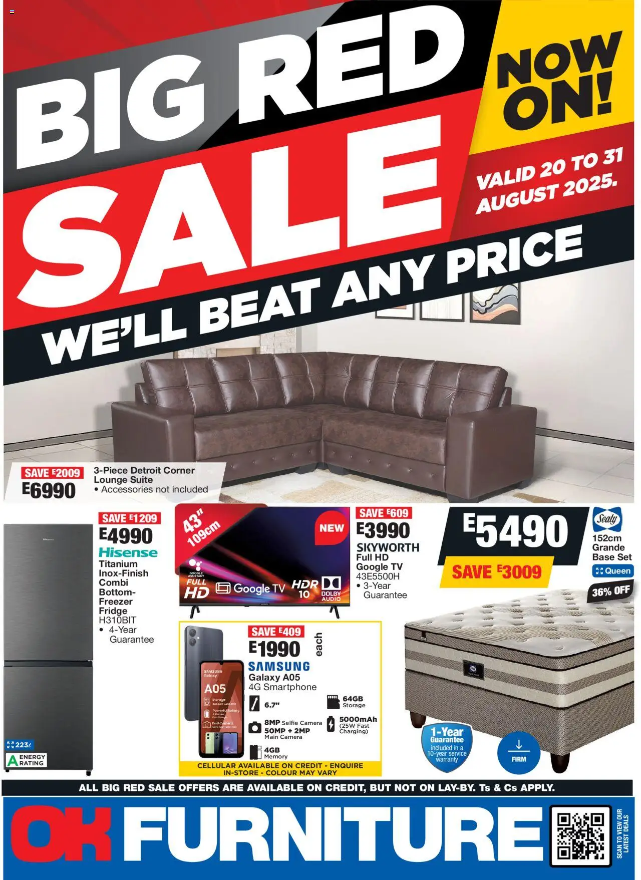 OK Furniture - Eswatini  Specials - page 1- valid from 20/08/2025