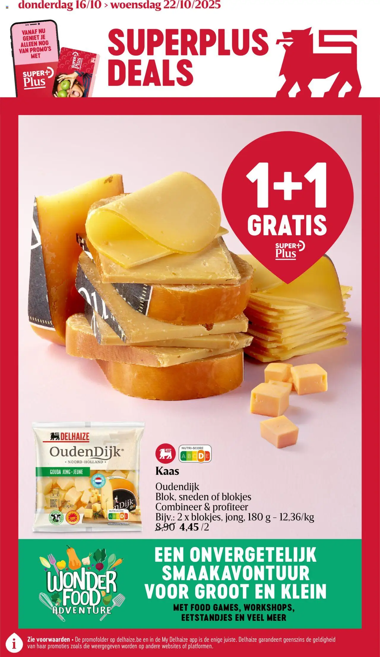 Delhaize folder week 42 - pagina 1- geldig vanaf 16/10/2025