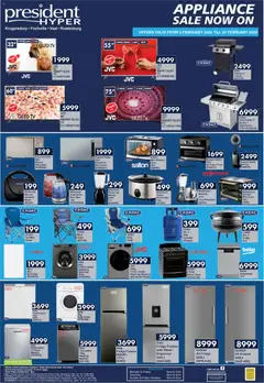 Preview President Hyper - Appliance Sale  valid from 03/02/2026