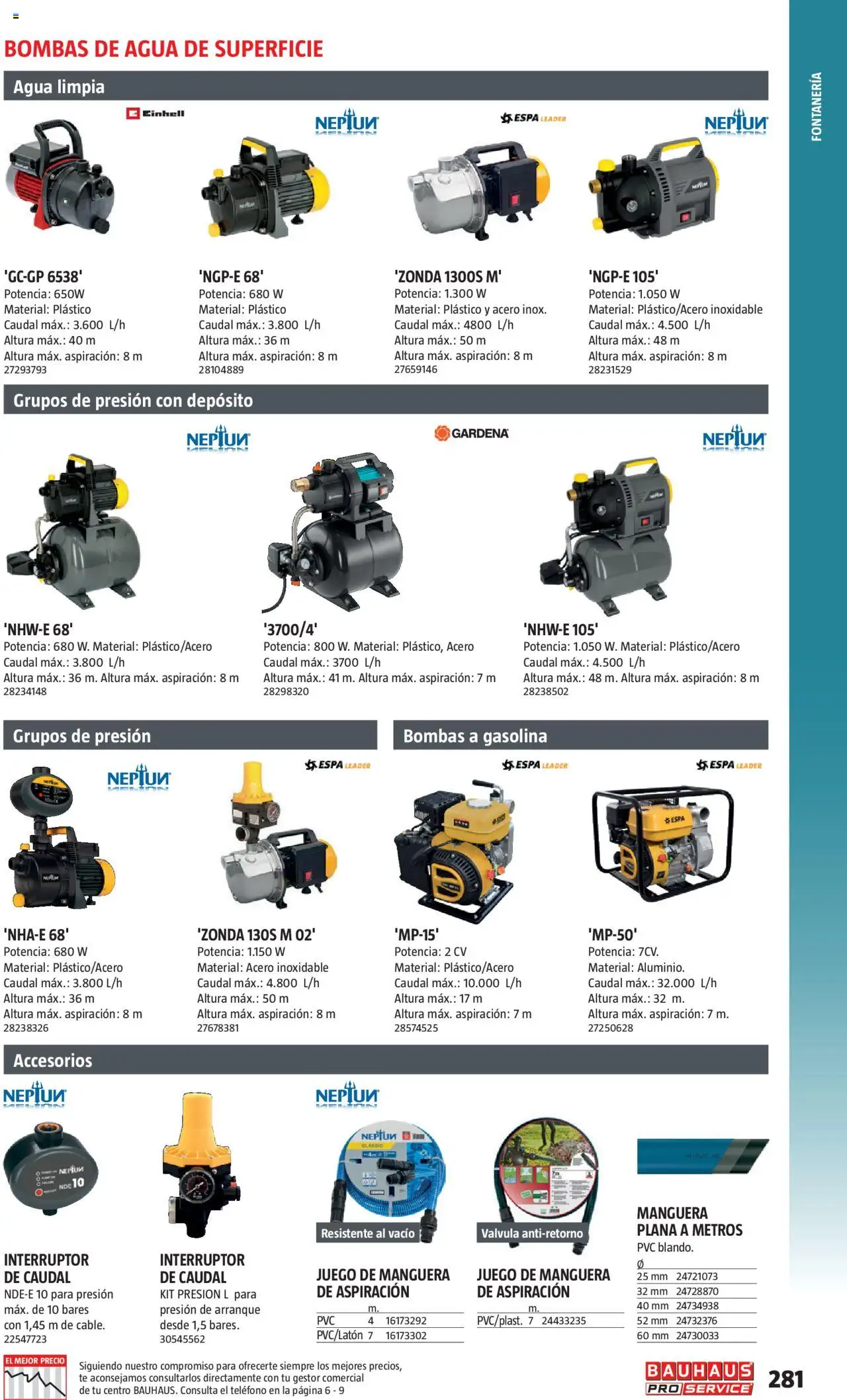 Bauhaus - ProService  - Página de 281 - Válido desde 24/02/2025